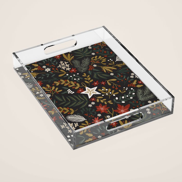 Dark holidays nature Acrylic Tray Gallery Image 1