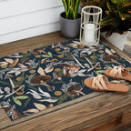 Nighttime autumn nature DB Outdoor Rug Gallery Image 2