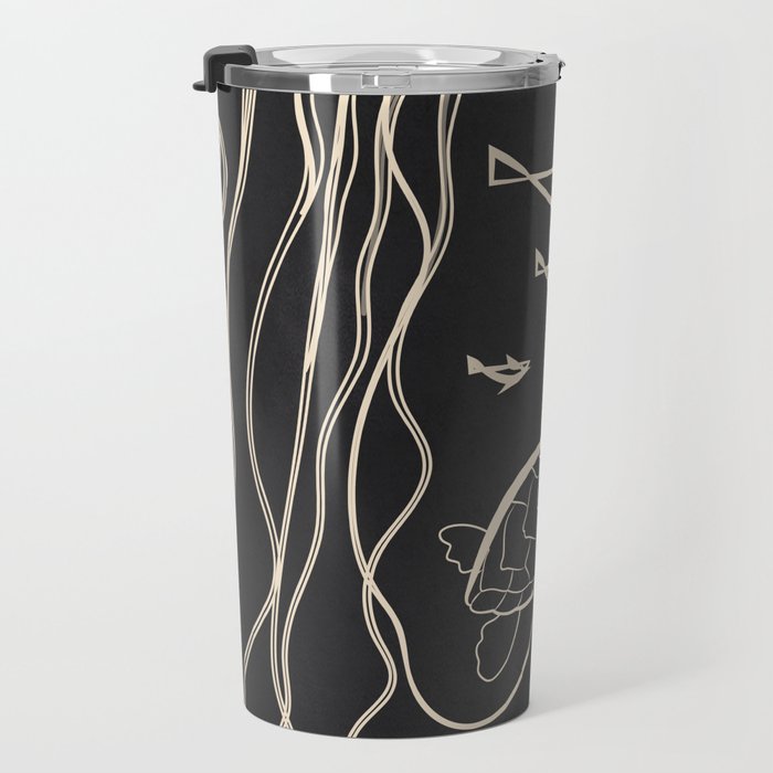 Minimal Sea Life 1 Travel Mug Gallery Image 3