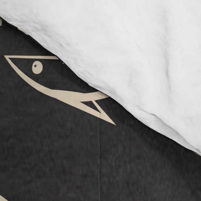 Minimal Sea Life 1 Comforter Gallery Image 4