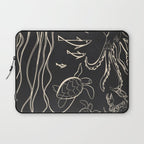 Minimal Sea Life 1 Laptop Sleeve Gallery Image 1