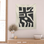Geometrical Play 10 Wall Tapestry Gallery Image 2
