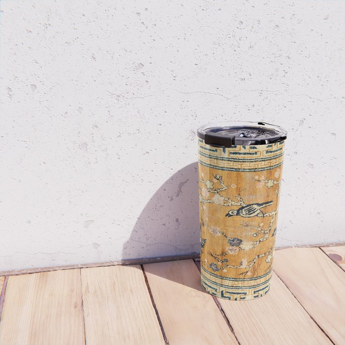 Suiyuan Province Chinese Pictorial Rug Print Travel Mug Gallery Image 4