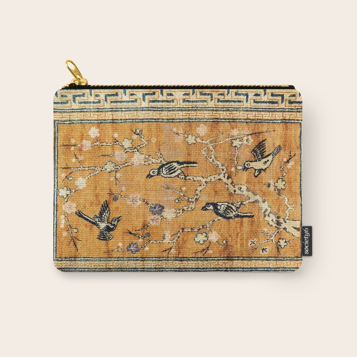 Suiyuan Province Chinese Pictorial Rug Print Carry All Pouch Gallery Image 1