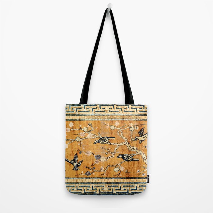 Suiyuan Province Chinese Pictorial Rug Print Tote Bag Gallery Image 2