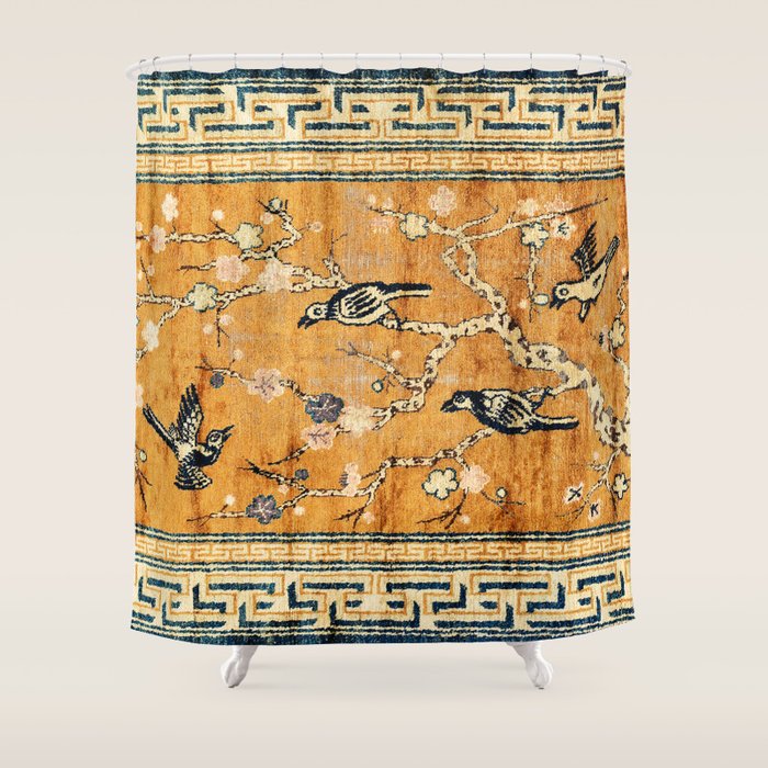Suiyuan Province Chinese Pictorial Rug Print Shower Curtain Gallery Image 1