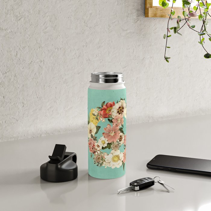 Botanica Peace sign Water Bottle Gallery Image 5