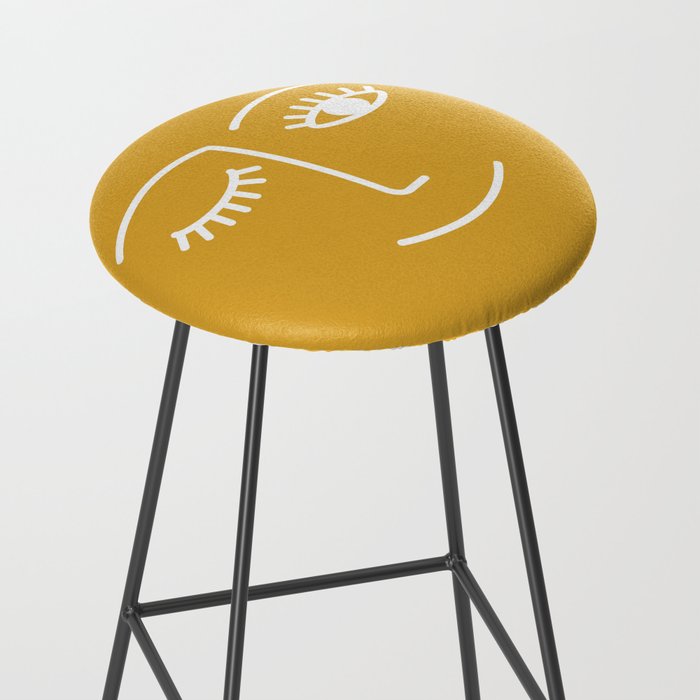 Wink (Mustard Yellow) Stool Gallery Image 2