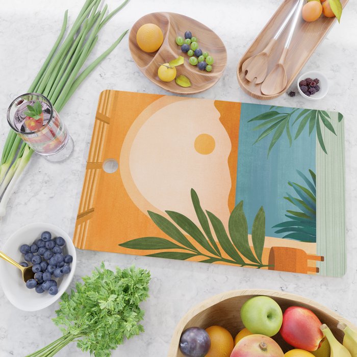 Riviera Villa View Cutting Board Gallery Image 2