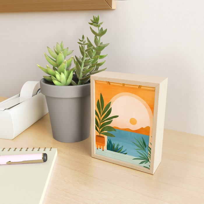 Riviera Villa View Mini Art Print Gallery Image 2
