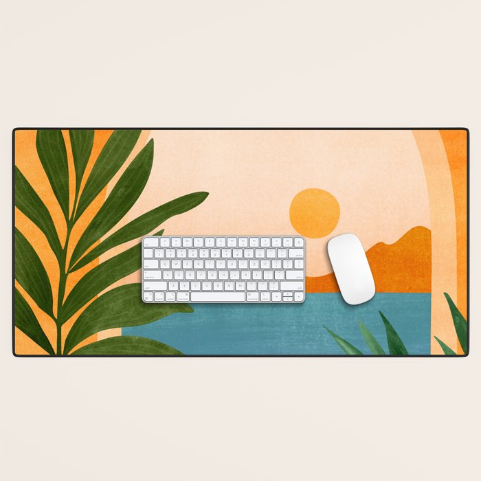 Riviera Villa View Desk Mat Gallery Image 1