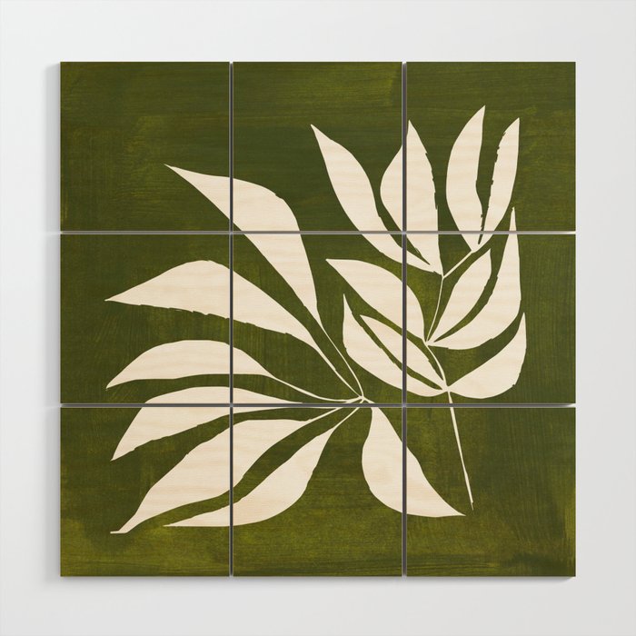 Olive Branches Wood Wall Art Gallery Image 1