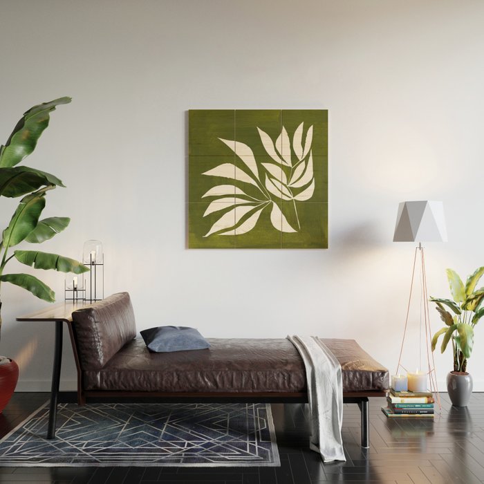 Olive Branches Wood Wall Art Gallery Image 2