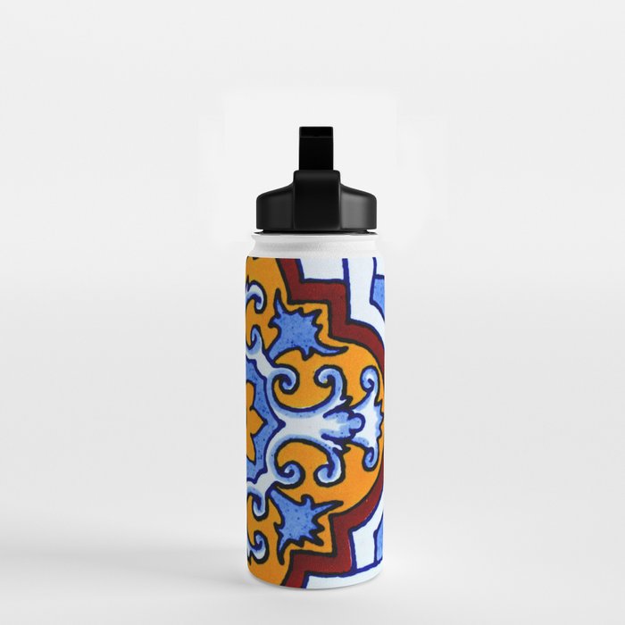 talavera mexican tile Water Bottle Gallery Image 2