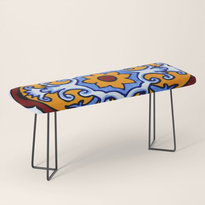 talavera mexican tile Bench Gallery Image 1