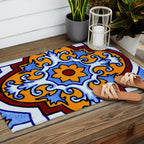 talavera mexican tile Outdoor Rug Gallery Image 2