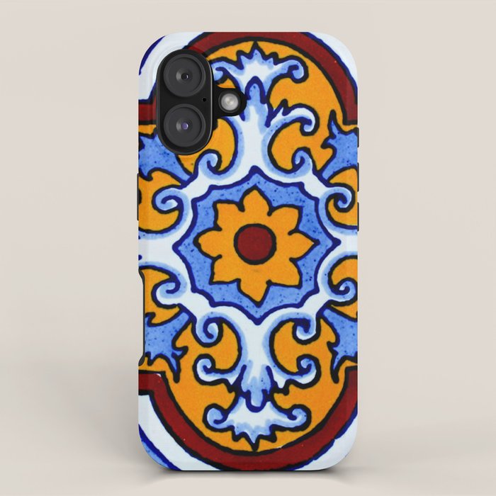 talavera mexican tile iPhone Case Gallery Image 1