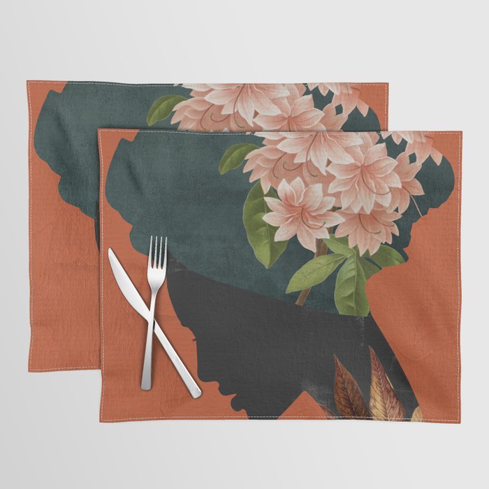 Floral Portrait 24 Placemat Gallery Image 1
