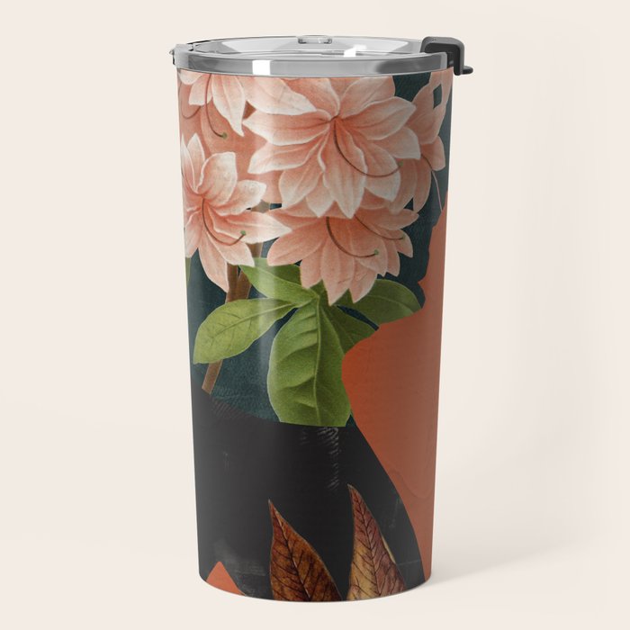 Floral Portrait 24 Travel Mug Gallery Image 2