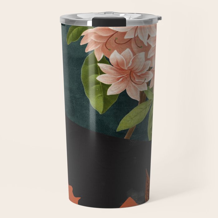 Floral Portrait 24 Travel Mug Gallery Image 1
