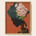 Floral Portrait 24 Serving Tray Gallery Image 1