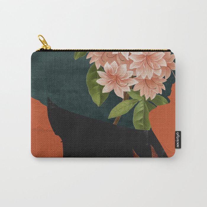 Floral Portrait 24 Carry All Pouch Gallery Image 1