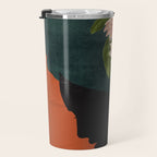 Floral Portrait 24 Travel Mug Gallery Image 3
