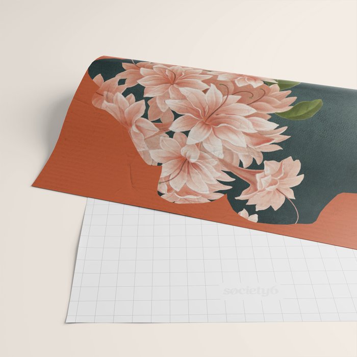 Floral Portrait 24 Wrapping Paper Gallery Image 2