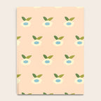 Simple Peach Floral - small flowers Notebook Gallery Image 4