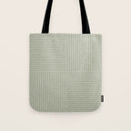 Lines III (Linen Sage) Tote Bag Gallery Image 1