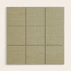 Lines III (Linen Sage) Wood Wall Art Gallery Image 1