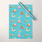 Dog Days of Summer Wrapping Paper Gallery Image 1
