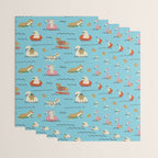 Dog Days of Summer Wrapping Paper Gallery Image 3