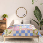 Whimsical Folk Garden Collage Comforter Gallery Image 3