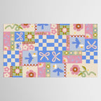 Whimsical Folk Garden Collage Tablecloth Gallery Image 2