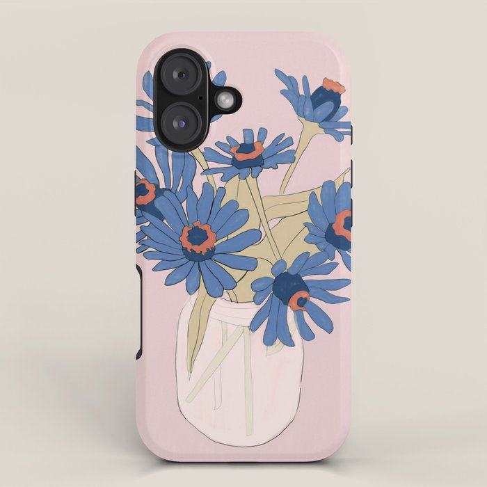 blue flowers 2 iPhone Case Gallery Image 1