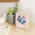 blue flowers 2 Mini Art Print Gallery Image 2