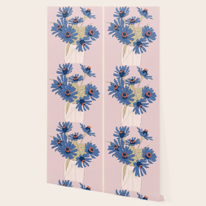 blue flowers 2 Wallpaper Gallery Image 2