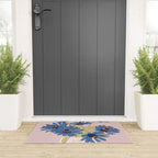 blue flowers 2 Welcome Mat Gallery Image 3