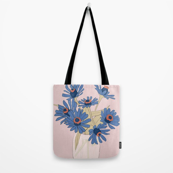 blue flowers 2 Tote Bag Gallery Image 2