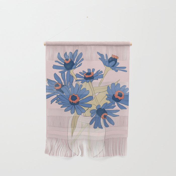 blue flowers 2 Wall Hanging Gallery Image 1