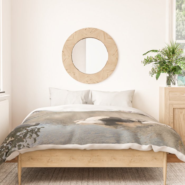 Mountains Of California Picture | Mammoth Lakes Landscape Art Print | USA  Nature Travel Photography Duvet Cover Gallery Image 3