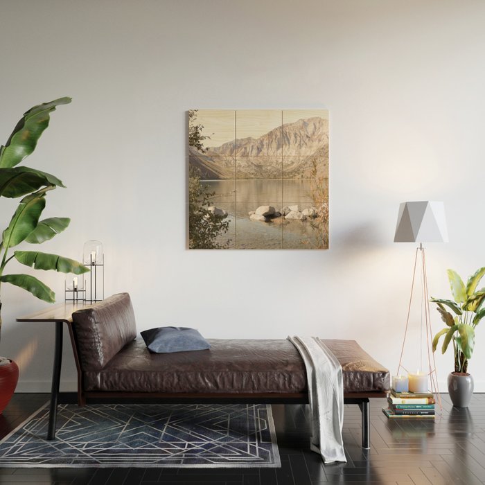 Mountains Of California Picture | Mammoth Lakes Landscape Art Print | USA  Nature Travel Photography Wood Wall Art Gallery Image 2