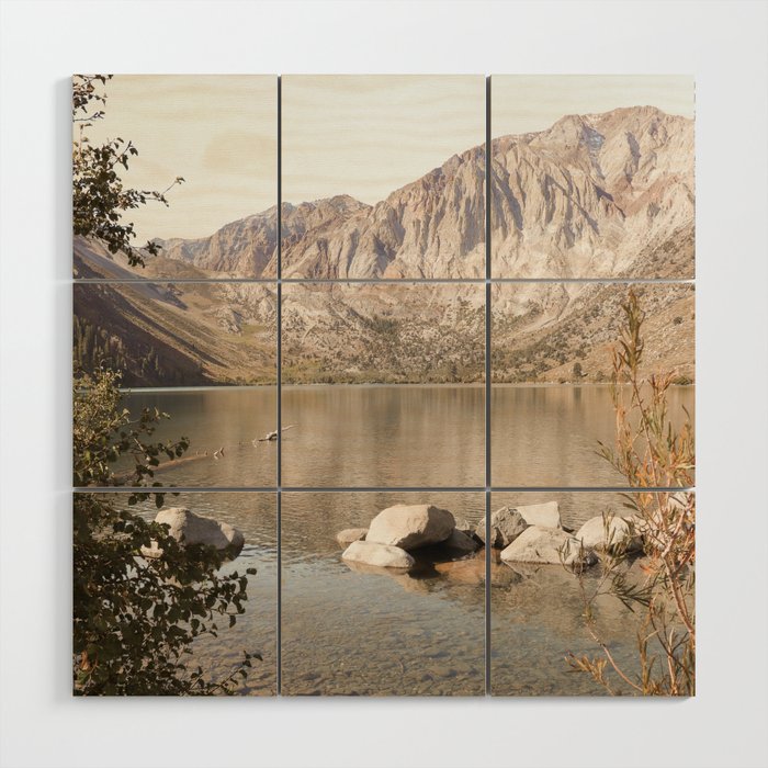 Mountains Of California Picture | Mammoth Lakes Landscape Art Print | USA  Nature Travel Photography Wood Wall Art Gallery Image 1