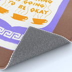 Everything Will Still Be Okay Inspired by PANTONE 17 1230 Mocha Mousse Rug Gallery Image 4