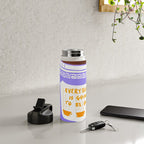 Everything Will Still Be Okay Inspired by PANTONE 17 1230 Mocha Mousse Water Bottle Gallery Image 4
