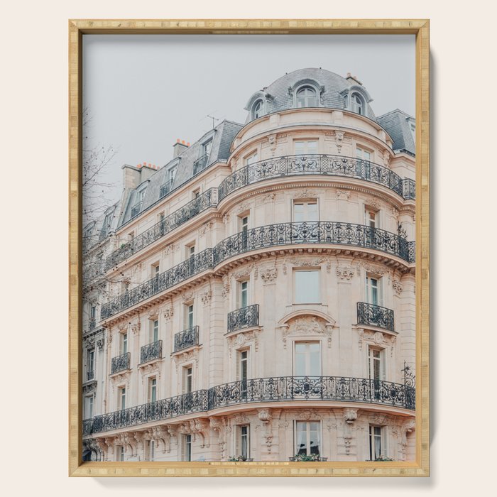 Belle Paris - France Travel Photography Print, Architecture Serving Tray Gallery Image 1