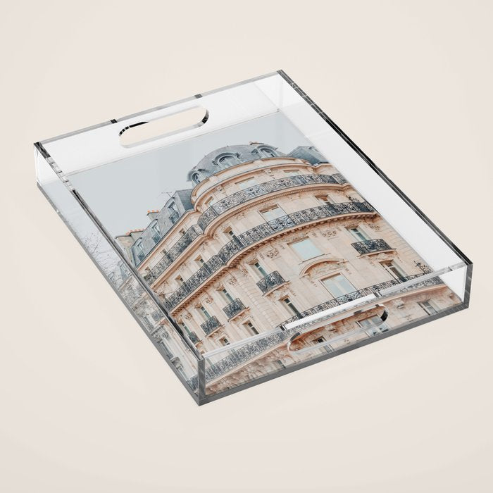 Belle Paris - France Travel Photography Print, Architecture Acrylic Tray Gallery Image 1