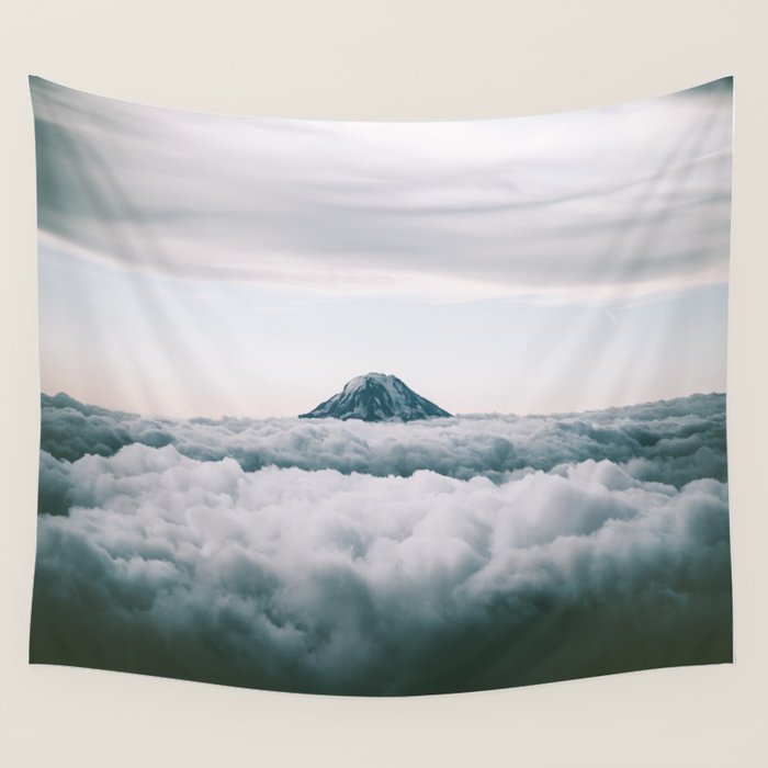 Adams Above Clouds Wall Tapestry Gallery Image 4