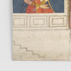 Woman gazing at warrior Indian Painted Illustration Poster Gallery Image 3